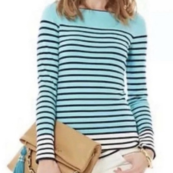 Women’s Lilly Pulitzer Pull Over Striped Top Size Small EUC - Picture 1 of 7